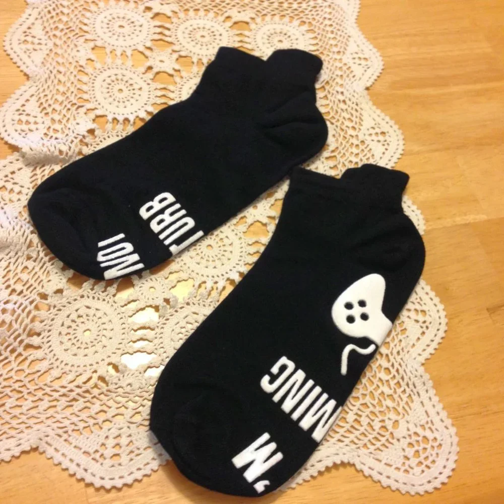New 'tween or teen socks, don't disturb, I'm gaming!